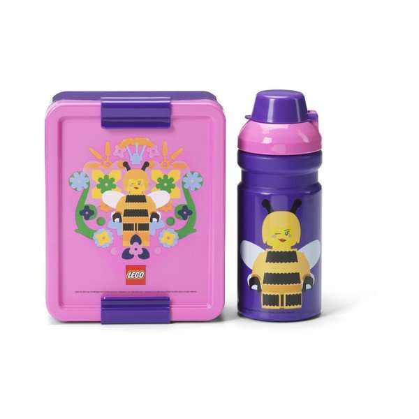 Laste suupistekarp pudeliga Bee - LEGO®
