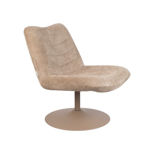 Beež sametist tugitool Bubba - Zuiver