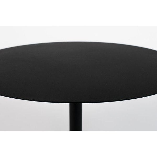 Must metallist ümmargune diivanilaud ø 60 cm Snow - Zuiver-image-2