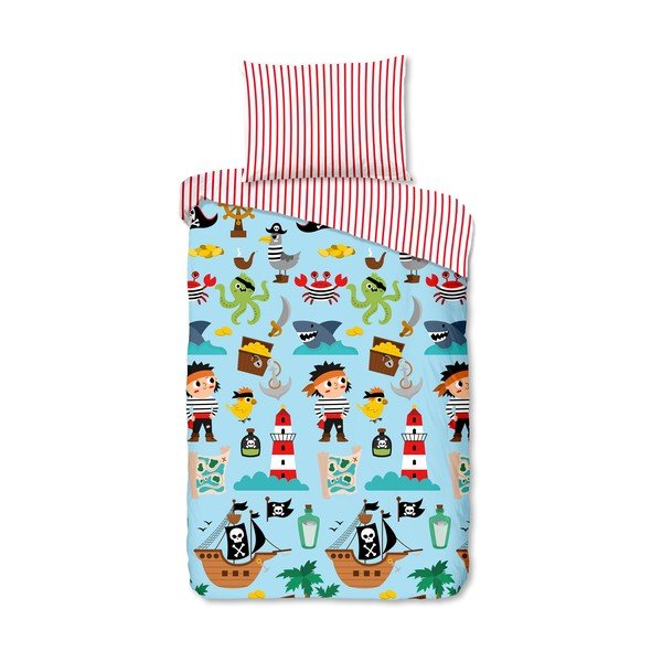 Puuvillane laste voodipesu üheinimesevoodile 140x200 cm Caribbean - Good Morning