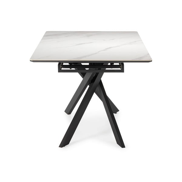 Kokkupandav söögilaud täiendava keraamilise lauaplaadiga 89,5x160 cm Belma - Marckeric-image-4