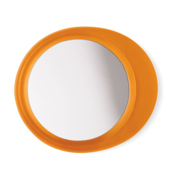 Samodržící přibližovací kosmetické zrcadlo Eclisse, oranžové