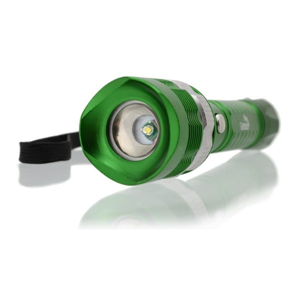 Zelená kapesní LED svítilna Cattara ZOOM-image-3