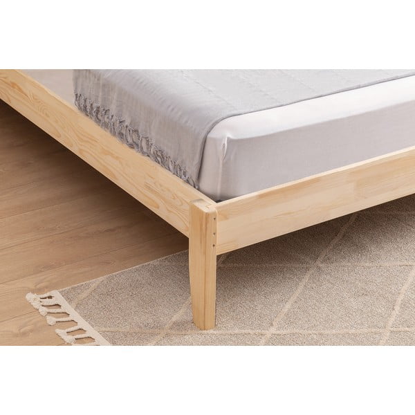 Naturaalset värvi kuusepuidust kaheinimesevoodi 140x200 cm Izabelya - Kalune Design-image-4