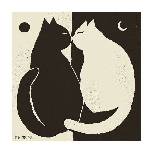 Plakat 50x50 cm You and Me – Enikő Katalin Eged - The Plakat Club