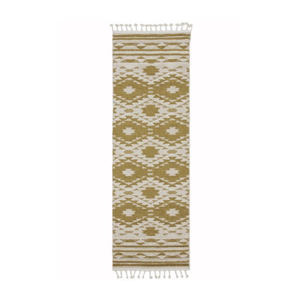 Kollane vaip , 80 x 240 cm Taza - Asiatic Carpets