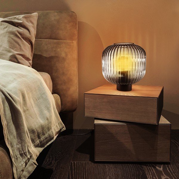 Must laualamp , kõrgus 23,5 cm Garbo - SULION-image-1