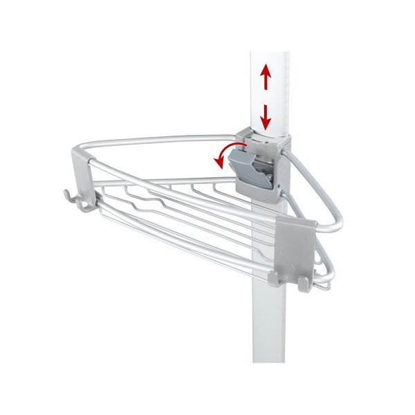 Teleskoopiline alumiiniumist vannitoariiul Purio - Wenko-image-4