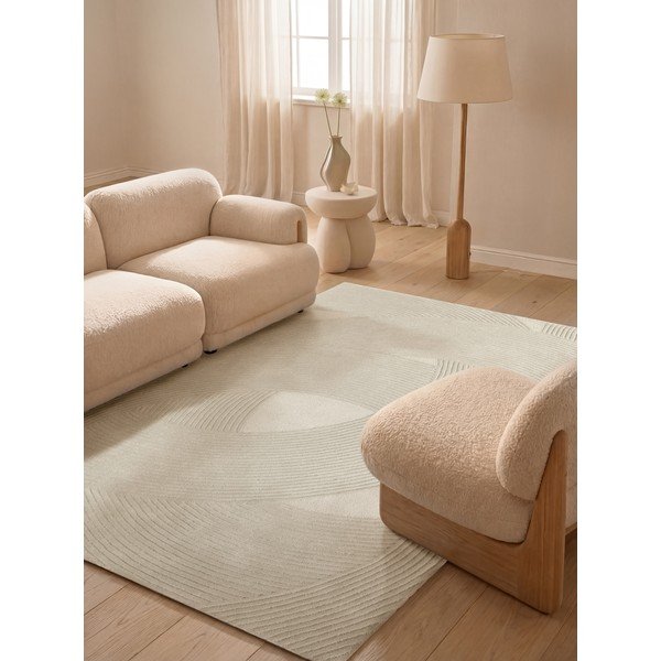 Kreemikas villane vaip 200x300 cm Kensington Victoria - Ted Baker-image-1