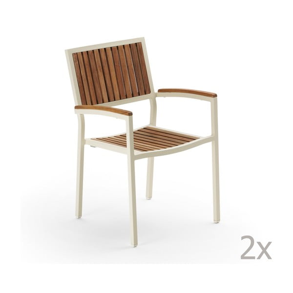 Sada 2 zahradních židlí Pranzo