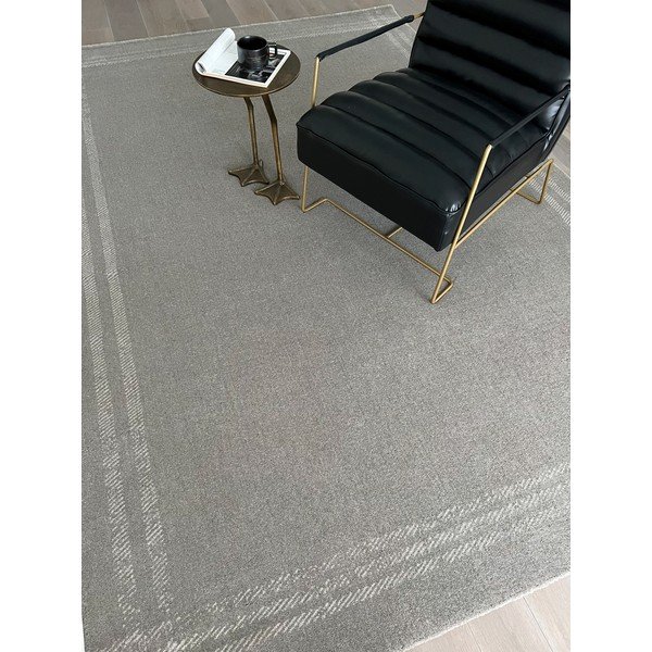 Antratsiitne villane vaip 160x240 cm Calisia M Grid Rim - Agnella-image-1