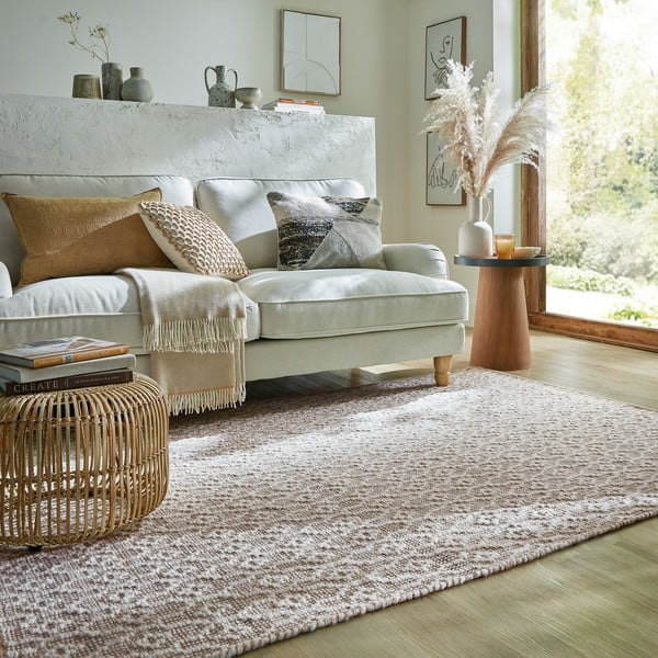 Helehall käsitsi kootud villane vaip 80x150 cm Dream - Flair Rugs-image-1