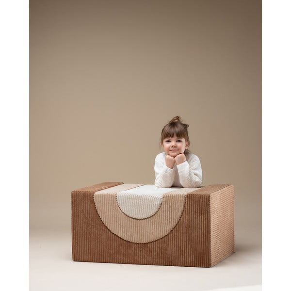 Pruun velvetist-vahtplastist mänguväljak Rainbow - Wigiwama-image-3