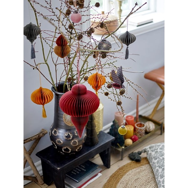 Zelený vánoční dekorativní polštář Bloomingville Ritchi-image-2