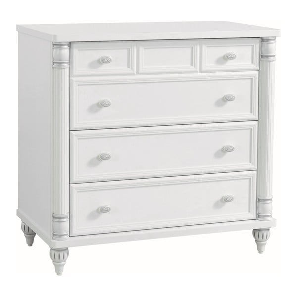 Bílá šatní skříň Romantic Dresser