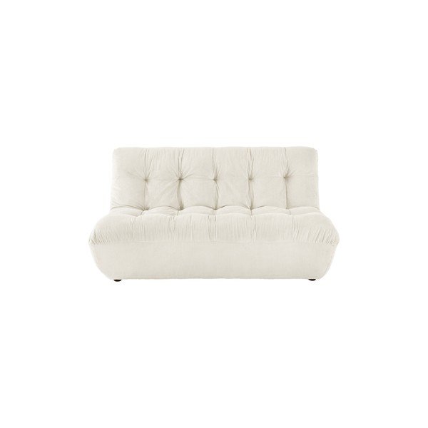 Kreemikas sametist diivan 145 cm Kelso - Jotex-image-2