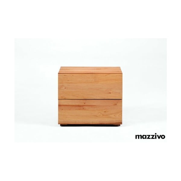 Noční stolek Borgo z olšového dřeva, bezbarvý vosk