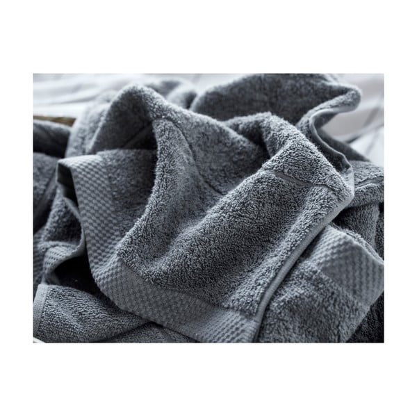 Tumehall puuvillane froteerätik 50x100 cm Line - Södahl-image-2