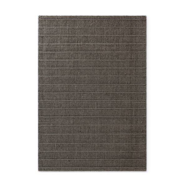 Tumehall/tumepruun käsitsi kootud villane vaip 200x300 cm Camden Parker - Ted Baker-image-4