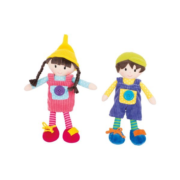 Komplekt 2 laste rättinukku Noah & Emma - Legler-image-2