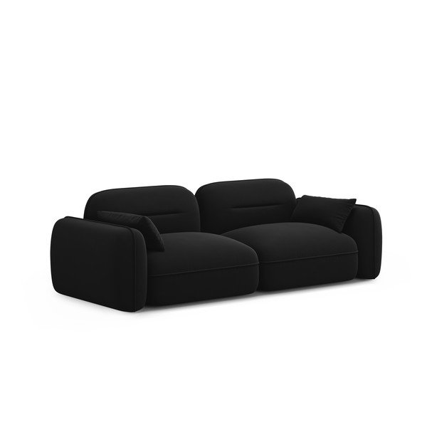 Must sametist diivan 230 cm Audrey - Interieurs 86-image-2