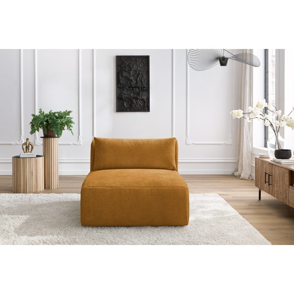 Sinepi värvi diivanimoodul Jeanne - Bobochic Paris-image-1