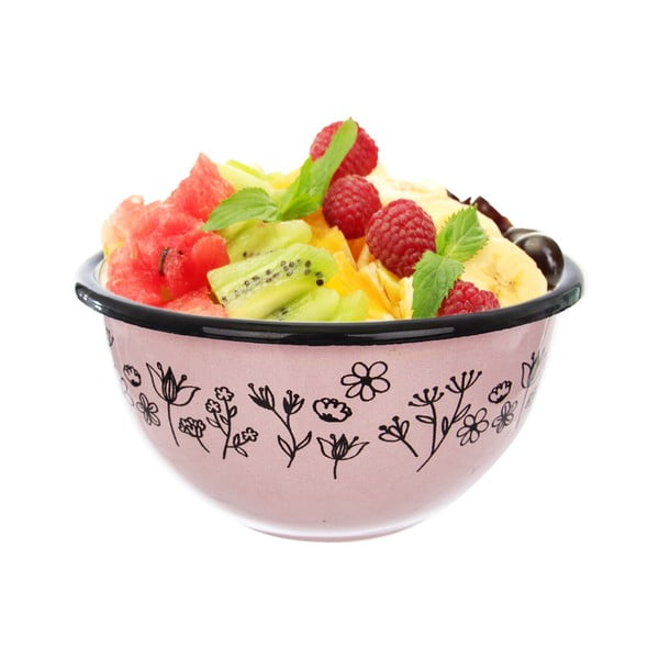 Roosa emailkauss Meadow, ø 12 cm - Orion-image-2