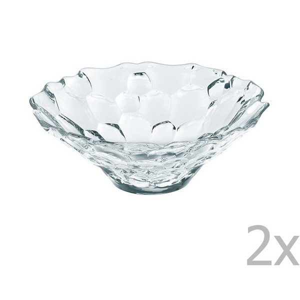 Sada 2 misek z křišťálového skla Nachtmann Sphere Bowl Set, ⌀ 15 cm