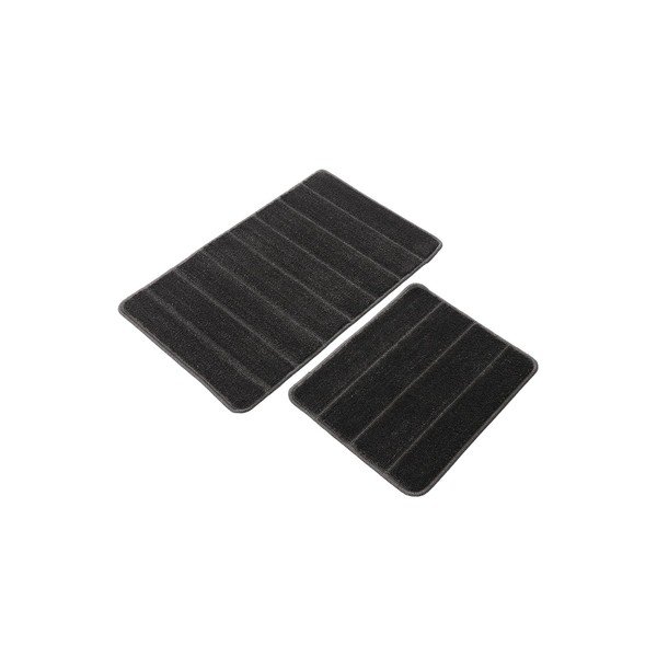 Antratsiitvärvi vannitoamatid 2 tk komplektis 50x80 cm Yeni Cizgli - Foutastic