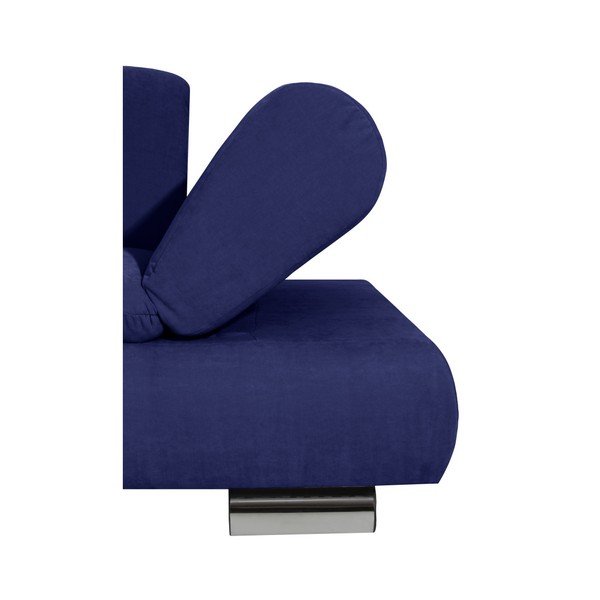 Tmavě modrá rohová pohovka s nastavitelnou područkou Max Winzer Palm Bay, levý roh-image-1