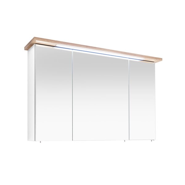 Valge rippuv vannitoakapp koos peegliga 115x72 cm Set 923 - Pelipal-image-2