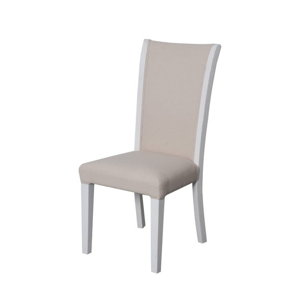 Bílá čalouněná židle z topolového dřeva Livin Hill Poppy