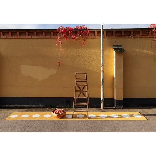 Ookerkollane sise/välisvaip 70x300 cm Vera Ochre – Pappelina-image-3