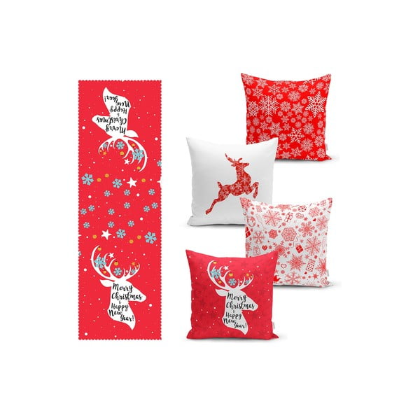 Padjakatted ja linik 5tk komplektis Snowflakes - Mila Home