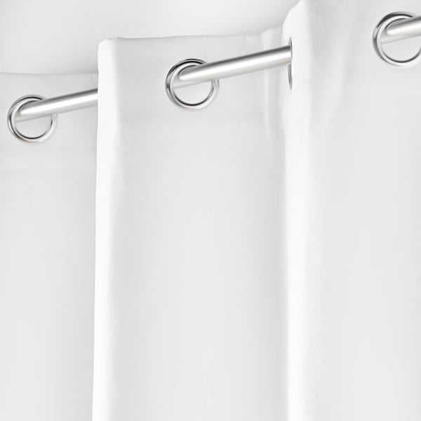 Valge mikrokiust termokardin 135x180 cm Micropolar - douceur d'intérieur-image-2