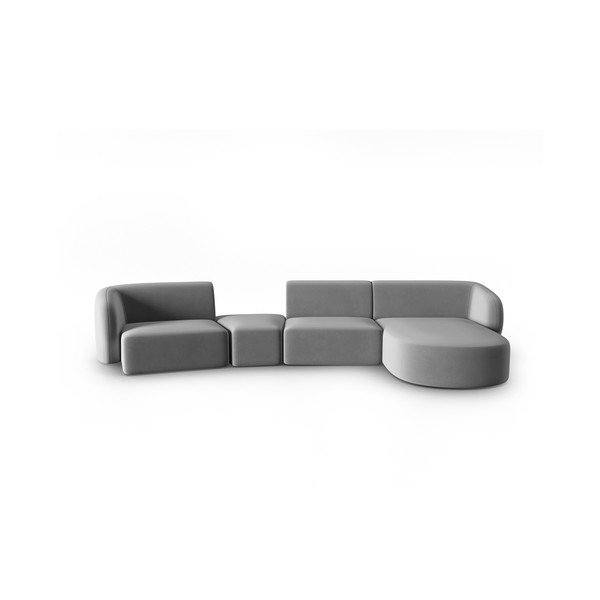 Hall sametist nurgadiivan (parem nurk) Paolo - Milo Casa