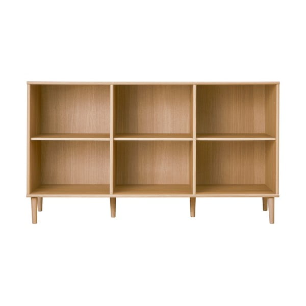 Raamaturiiul tammedekooriga 133x75 cm Mistral - Hammel Furniture