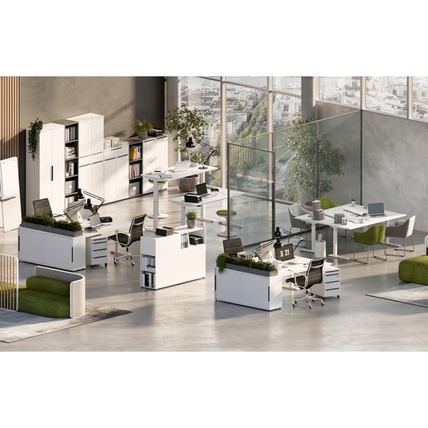 Valge lükanduksega kapp 160x74 cm Mailand - Germania-image-4