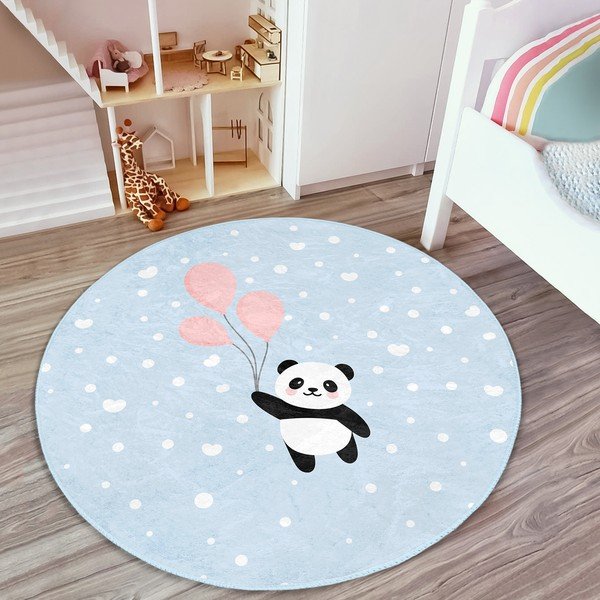 Helesinine laste vaip ø 80 cm Comfort - Mila Home-image-3
