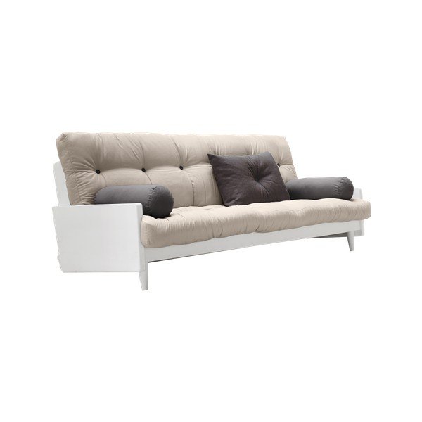 Rozkládací pohovka Karup Indie White/Vision/Gris-image-1