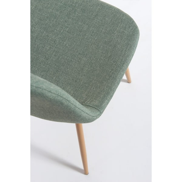 2 rohelise-hallist söögitoolist koosnev komplekt Lissy - Bonami Essentials-image-4