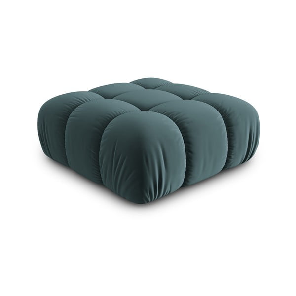 Petrooleumi värvi sametist jalatugi Bellis - Micadoni Home-image-3