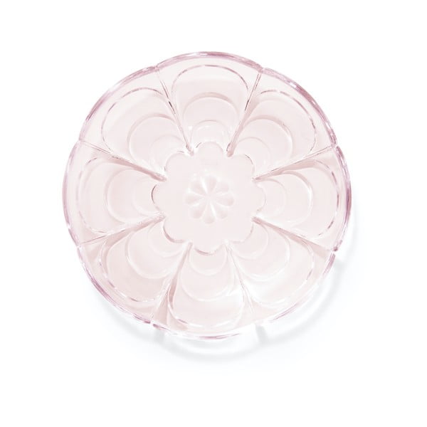 Heleroosa klaasist taldrikutest 2 tk ø 16 cm komplektis Lily - Holmegaard