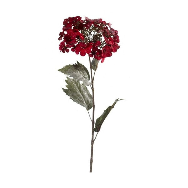 Umělá květina Hortenzie, tmavě červená