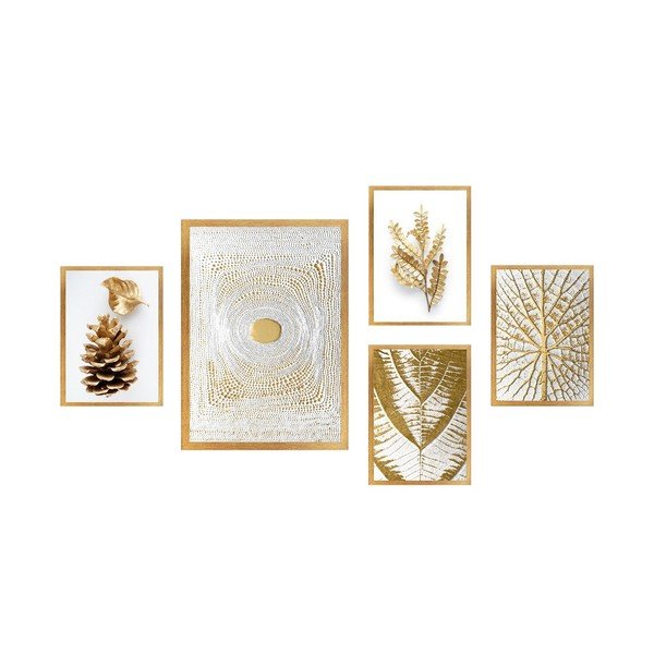 Maalid 5 tk komplektis 34x44 cm - Wallity