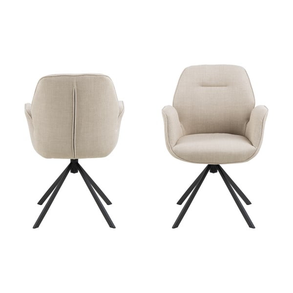 Kreem söögitool Aura - Actona-image-3