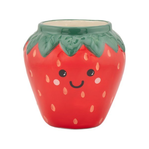 Keraamiline kaas lillepotile ø 10 cm Strawberry - Sass & Belle
