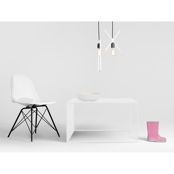 Valge metallist diivanilaud 80x80 cm 2Wall - CustomForm-image-3