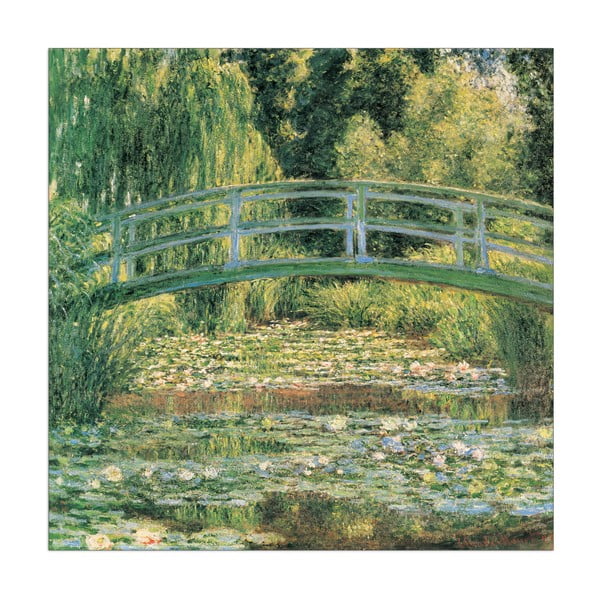 Obraz Monet - Le pont Japonais, 70x70 cm