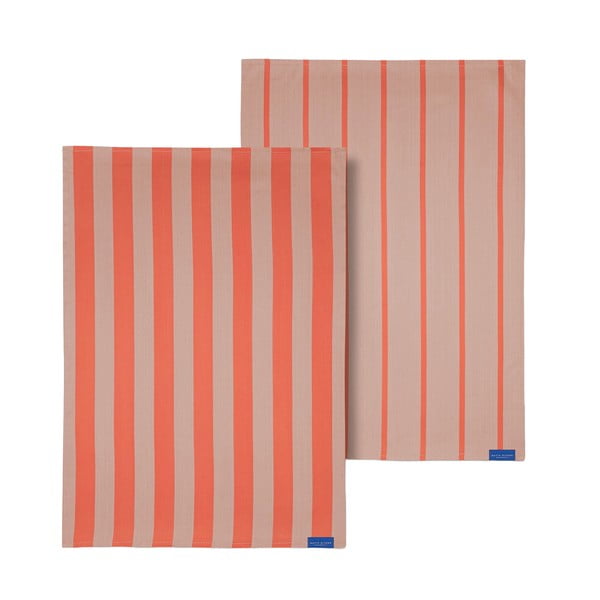 Puuvillased rätikud 2 tk komplektis, 50x70 cm Stripes - Mette Ditmer Denmark